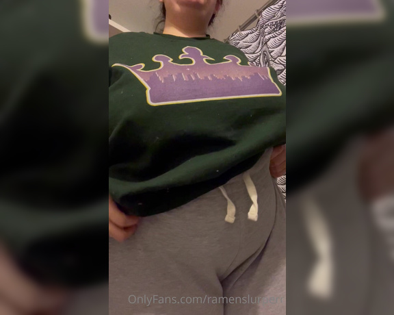 Marie Sweets BBW aka Ramenslurperr OnlyFans - Little undressing transition and dildo riding for you 1