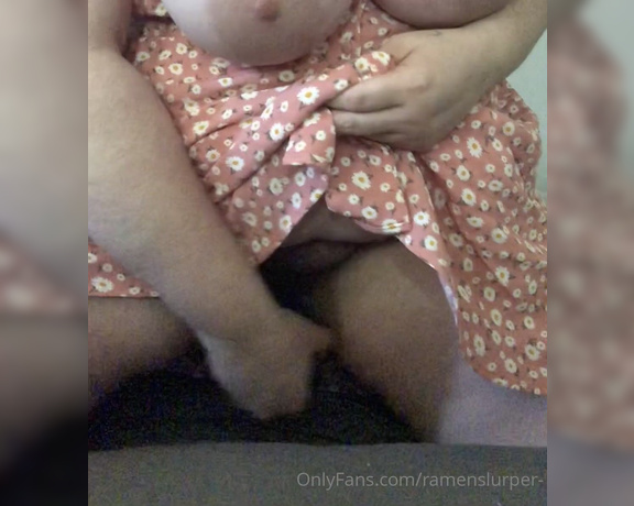 Marie Sweets BBW aka Ramenslurperr OnlyFans - Just me playing around Fucking myself Playing with my tits Drooling all over a dildo and then i 3