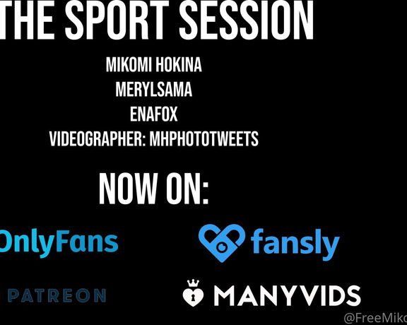 Mikomi Hokina aka Mikomihokina OnlyFans - Trailer for the sport session with @merylsama and @enafox is out! Its gonna be some hot stuff so jo