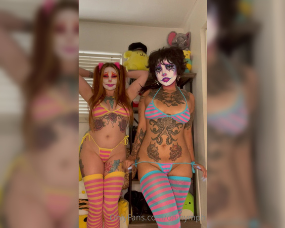 Oni Premium aka Oninymph OnlyFans - Clown scene releasing tomorrow 3 1