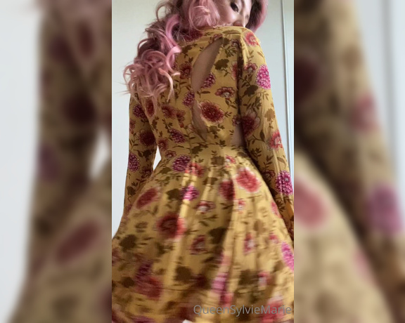 Queensylviemarie OnlyFans - Do you like my dress with no underwear Or should I just take it off completely