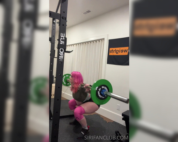 Siri Dahl aka Siridahl OnlyFans - Benefits of having a home gym! More video clips coming later 2
