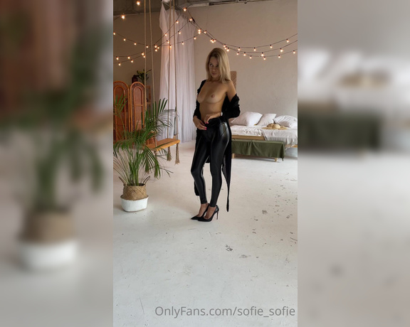 Sofie Mills aka Sofie_mills OnlyFans - Do you like leather pants on me