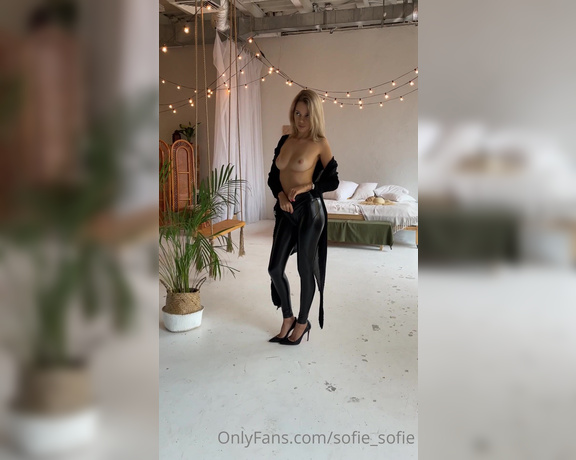 Sofie Mills aka Sofie_mills OnlyFans - Do you like leather pants on me