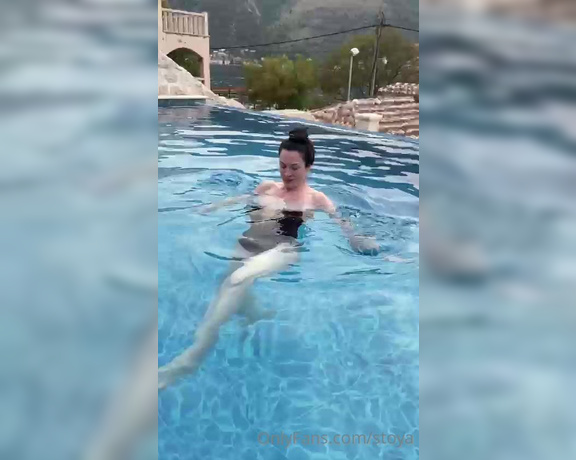 Stoya OnlyFans - We made it to Kotor just in time for the last day of reasonable swimming temperatures 15