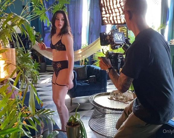 Stoya OnlyFans - Here’s a peak behind the scenes from our shoot today in a magical location, wearing handmade and bea
