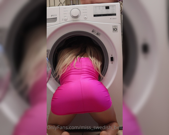 Swedish Bella aka Miss_swedish_bella OnlyFans - Get ready for a new video drop today! Me @hollytreats and @daddydeelz got naughty in the laundry ro