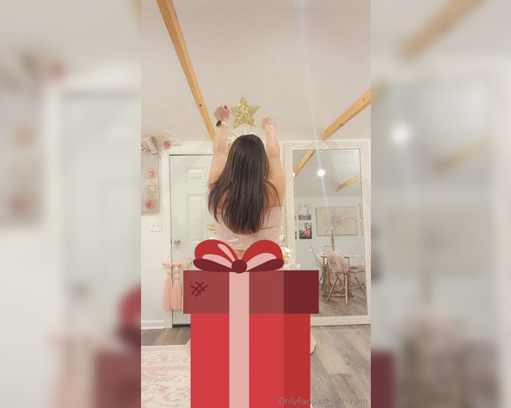 Thinjen OnlyFans - I just couldnt resist some Christmas dancing around my new tree Just for fun and I even put my han