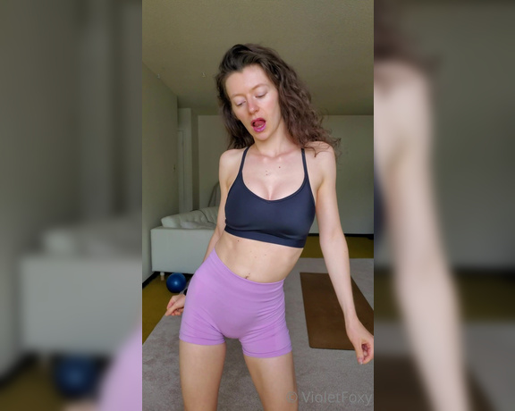 Violet Foxy aka Violetfoxy OnlyFans - Can I get a round of applause for freshly washed hair, and for the shorts tit drop at the end 2