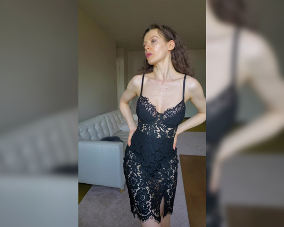 Violet Foxy aka Violetfoxy OnlyFans - Strippin nood of a sexy black lace dress! Boobalicious Jerk off Encouragement This is part of a 1