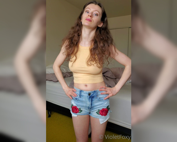 Violet Foxy aka Violetfoxy OnlyFans - A combo post of Goddess tip me tease denial and a boob flash I also want to add, I make a variety 4