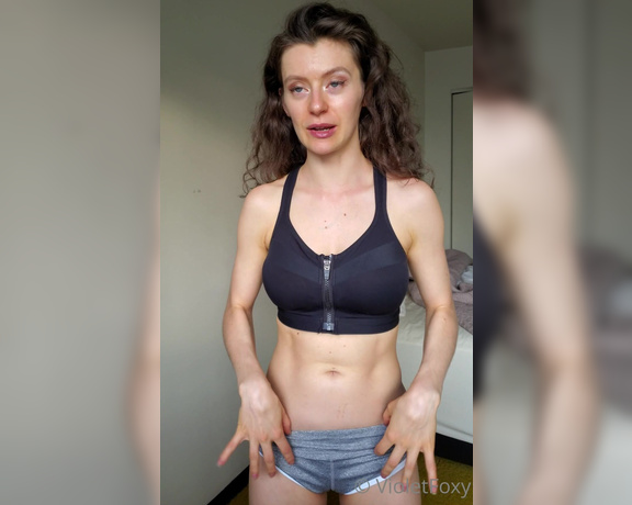 Violet Foxy aka Violetfoxy OnlyFans - Recap of the days filmin… A little boob tease, sports bra unzip, and Loser symbol Do you guys th 1