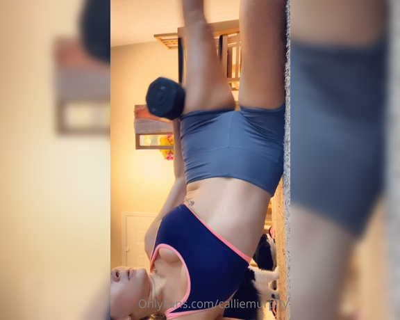 Callie Murphy aka Calliemurphy OnlyFans - Did a lil workout after I did my peloton vids, just so you could catch a glimpse how’s the view Y’