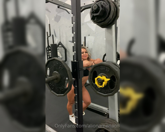 Aliona Meriacri aka Alionameriacri OnlyFans - Squats is my favorite exercise!!! Can you tell