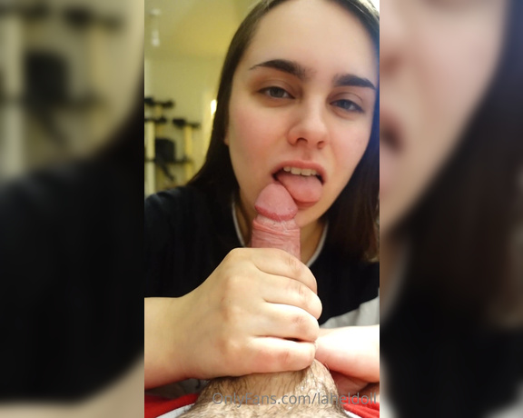 Laheldoll OnlyFans - Heres the BJ vid as promised! Im sucking @lahelsmaster dick whilst he watches hentai