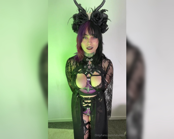 Laheldoll OnlyFans - My last demon video was more dommy figured I’d do this one more you unlocked enough romance point wi