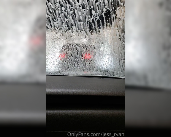 Jess Ryan Porn aka Jess_ryan OnlyFans - Going thru the car wash! Feeling frisky