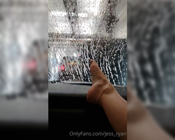 Jess Ryan Porn aka Jess_ryan OnlyFans - Going thru the car wash! Feeling frisky