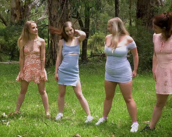 (GirlsOutWest) Eliza Cumming, Ginny, Jessa J, Lia Jaye, Lucy Adler, Roxanne Mae, Sylvia Rose & Taylah Rose - Lost Girls - Pt 1 Busted, Girl/Girl, Lesbian, Curvy, Hairy, Orgy, Pussy Licking, Fingering, Kissing, Outdoors