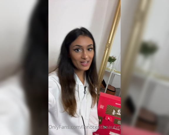 Kayla Kapoor aka Innocentbeautypremium OnlyFans - Day 6 advent calendar Thought they were anal beads at first