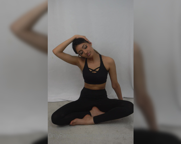 Kayla Kapoor aka Innocentbeautypremium OnlyFans - Something a little different for this weeks Monday video  watch me do some yoga and strip (dont