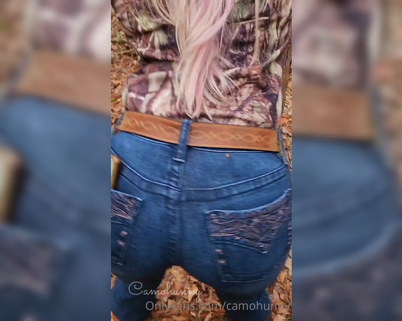 CamoHunny aka Camohunny OnlyFans - 75 min of outdoor sex, ending in an anal creampie I love to get my ass and pussy ate out