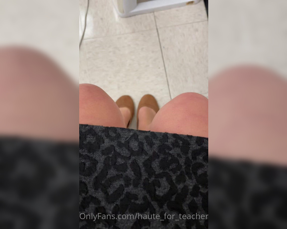 Mrs Robinson aka Haute_for_teacher OnlyFans - Here is a little clip to get yall hard from work yesterday!!! Im not gonna lie, I am getting wette