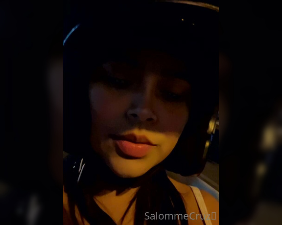 SalommeCruz aka Salommecruz OnlyFans - Flashing tits while I ride a motorcycle Im excited about being discovered even though Im still 5