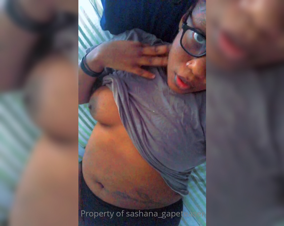 Sashiboo93 aka Sashana_gapeteaser OnlyFans - Want a feel offa dah body ya