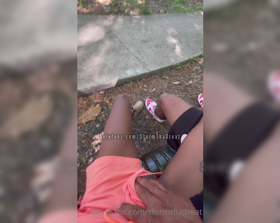 Storm ThaGreat aka Stormthagreat OnlyFans - From Instagram to a date walk in the park turned into something more