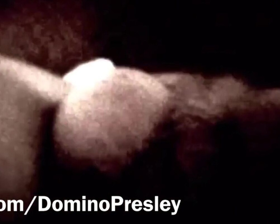 THE DOMINO PRESLEY aka Dominopresley OnlyFans - Getting plowed by some guy till he busts all over my hole