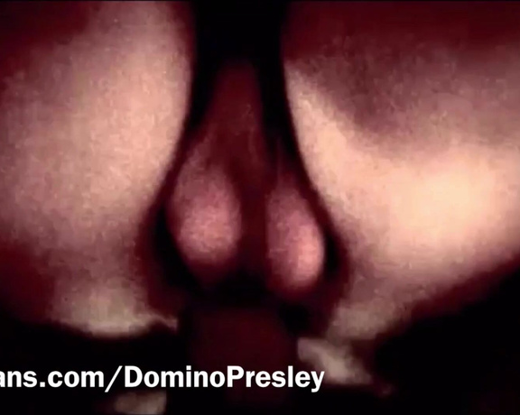 THE DOMINO PRESLEY aka Dominopresley OnlyFans - Getting plowed by some guy till he busts all over my hole