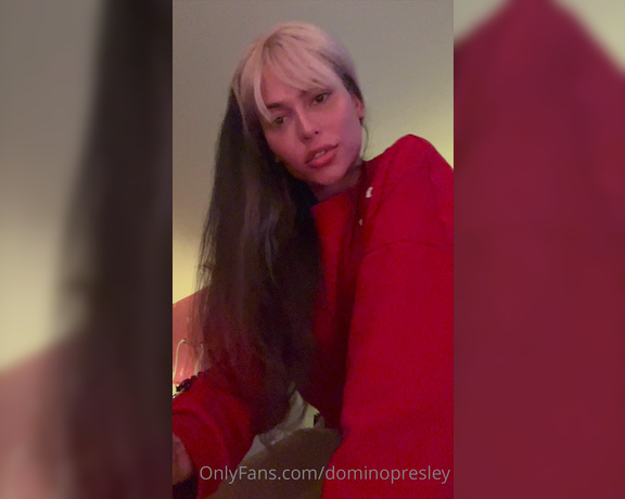 THE DOMINO PRESLEY aka Dominopresley OnlyFans - Babyyyy, dont leave me waiting send me a tip under this post and cum to the dms I have somet