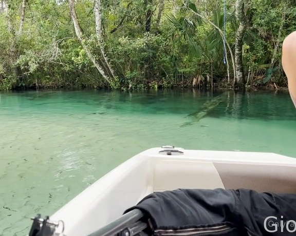 Gionlexi Fansly - Weeki Wachee Boat Sex  ALL POV Sex on the springs Tried not to get caught b