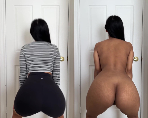 Hayleyxyz Fansly - Do you guys like these side by side on offs #asian #filipina #thick #twerk #tits #ass #pu