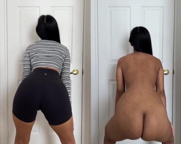 Hayleyxyz Fansly - Do you guys like these side by side on offs #asian #filipina #thick #twerk #tits #ass #pu