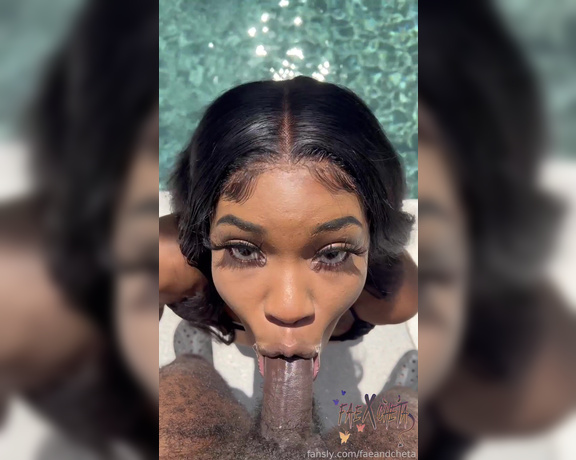 Yesimcheta Fansly - I love when pretty women suck my dick while I’m relaxin by the pool This the kind of tre
