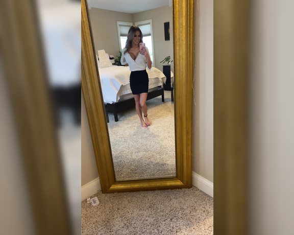 Autumn Blair aka Autumndoll_xo OnlyFans - OOTD Off to work! Don’t stare too much, you’ll end up in HR not pictured tall black heels