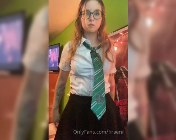 June Berry aka Juneberry444 OnlyFans - I realized I never posted this here!!! I tried to do some editing magic in the Slytherin attire