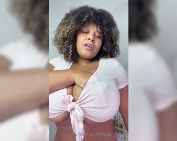 Nyla Green aka Nyla_green OnlyFans - I just want someone to come and play with my nice big nipples…fuck I get so turned on by rubbing my