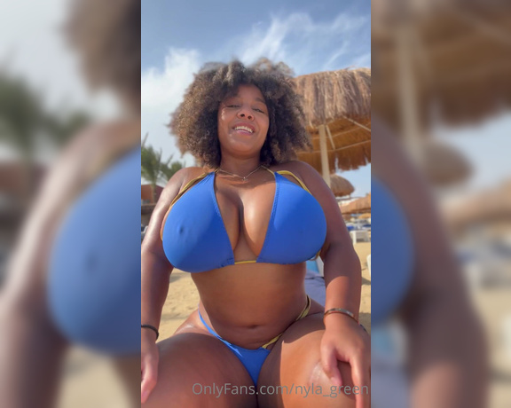 Nyla Green aka Nyla_green OnlyFans - Imagine these bouncing in face then you grabbing me and pulling me down onto your lap and you start