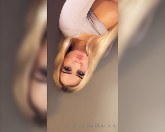 Rose aka Laroseee OnlyFans - I wanna be your blonde little sex toy baby