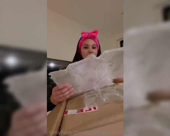 Princess aka E30princess OnlyFans - Unboxing a surprise parcel with new genuine GTR parts from Nissan, swipe for the video 2