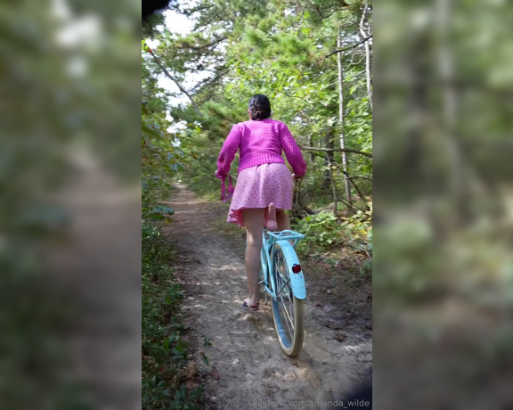 Watch Online Amanda Wilde Aka Amanda Wilde Onlyfans Bike Riding Dildo Squirt What Kind Of