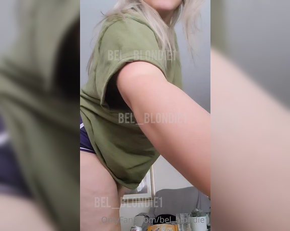 BelBlondie aka Bel_blondie1 OnlyFans - Still feel sick af but heres my ass