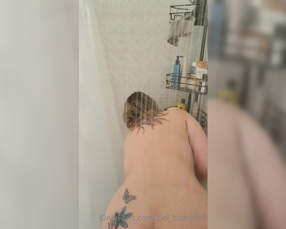 BelBlondie aka Bel_blondie1 OnlyFans - Filmed a clip from my showercome join me just a simple shower