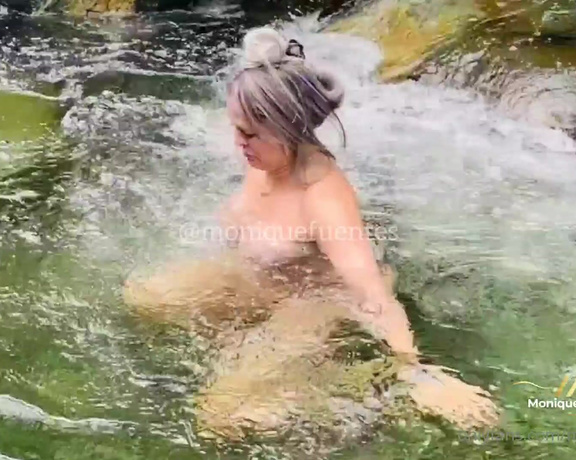 Monique Fuentes aka Moniquefuentes OnlyFans - Guy!!! Enjoying this weekend in a delicious Colombian river, pure and crystal clear water Lov