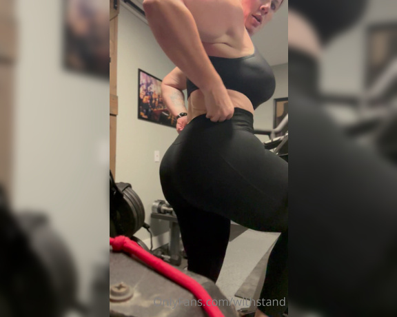 Withstand aka Withstand OnlyFans - Who wants to workout this ass next