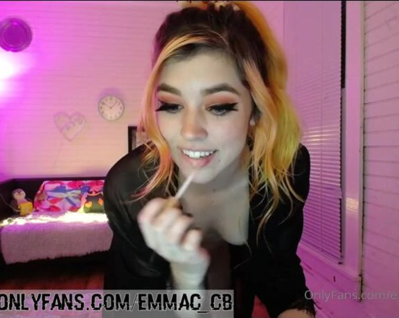 Emma Choice aka Emmachoice OnlyFans - Some recording from the end of my first cam show back tonight! Underwear fashion showoil showcumshow