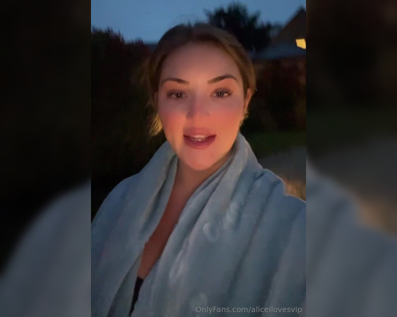 Alice Maria aka Aliceilovesvip OnlyFans - 7am update from my wellness retreat